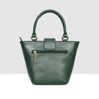 Structured Top Handle Handbag For Womens