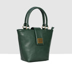 Structured Top Handle Handbag For Womens