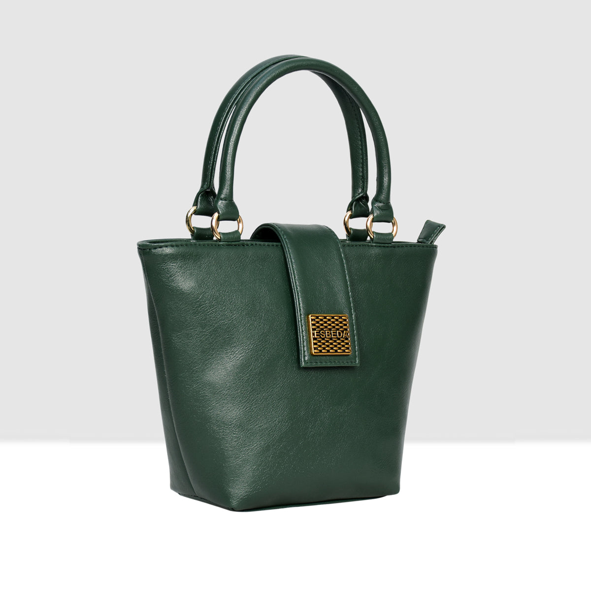 Structured Top Handle Handbag For Womens