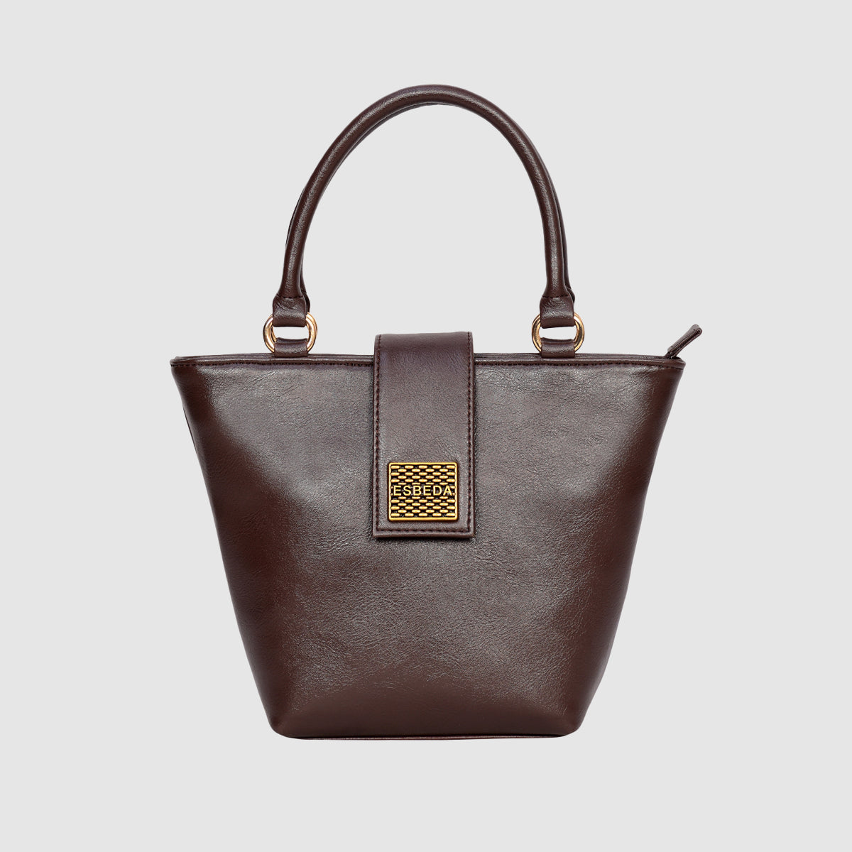 Structured Top Handle Handbag For Womens