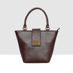 Structured Top Handle Handbag For Womens