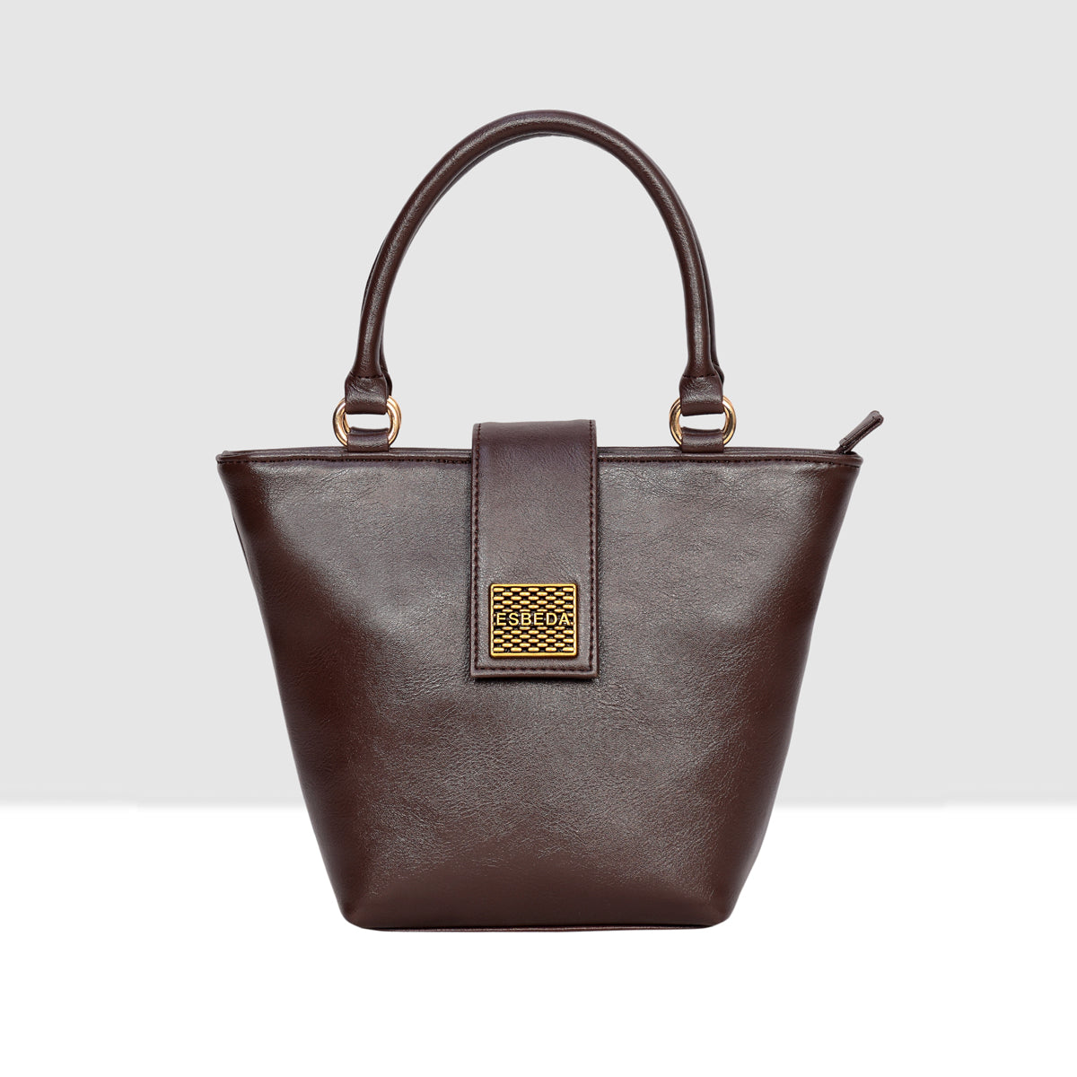 Structured Top Handle Handbag For Womens