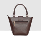 Structured Top Handle Handbag For Womens