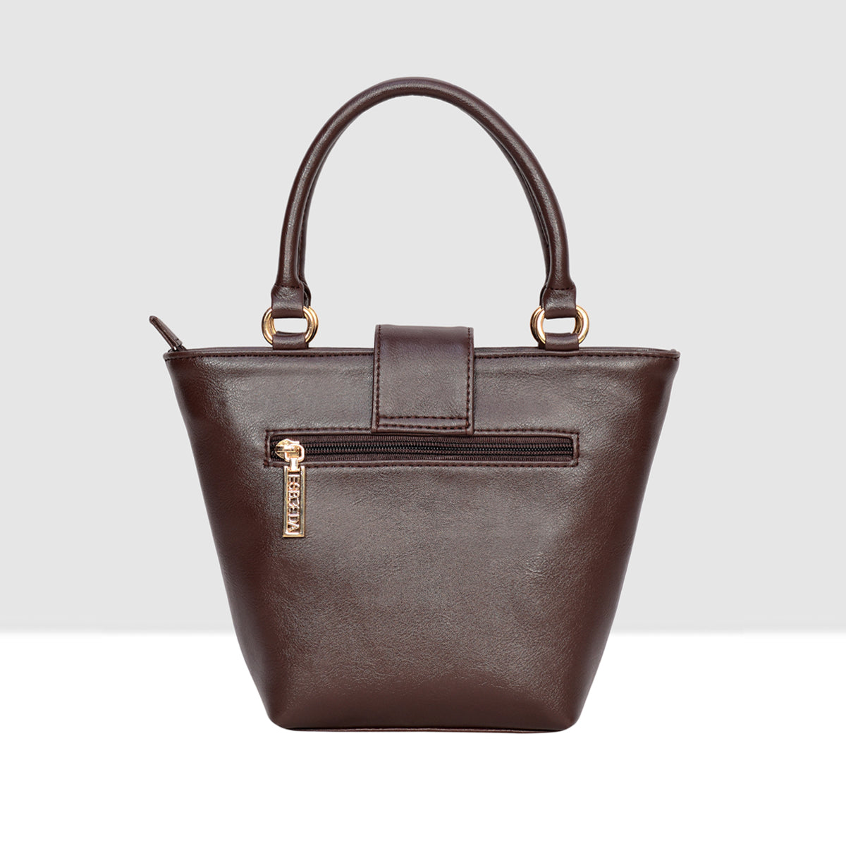 Structured Top Handle Handbag For Womens