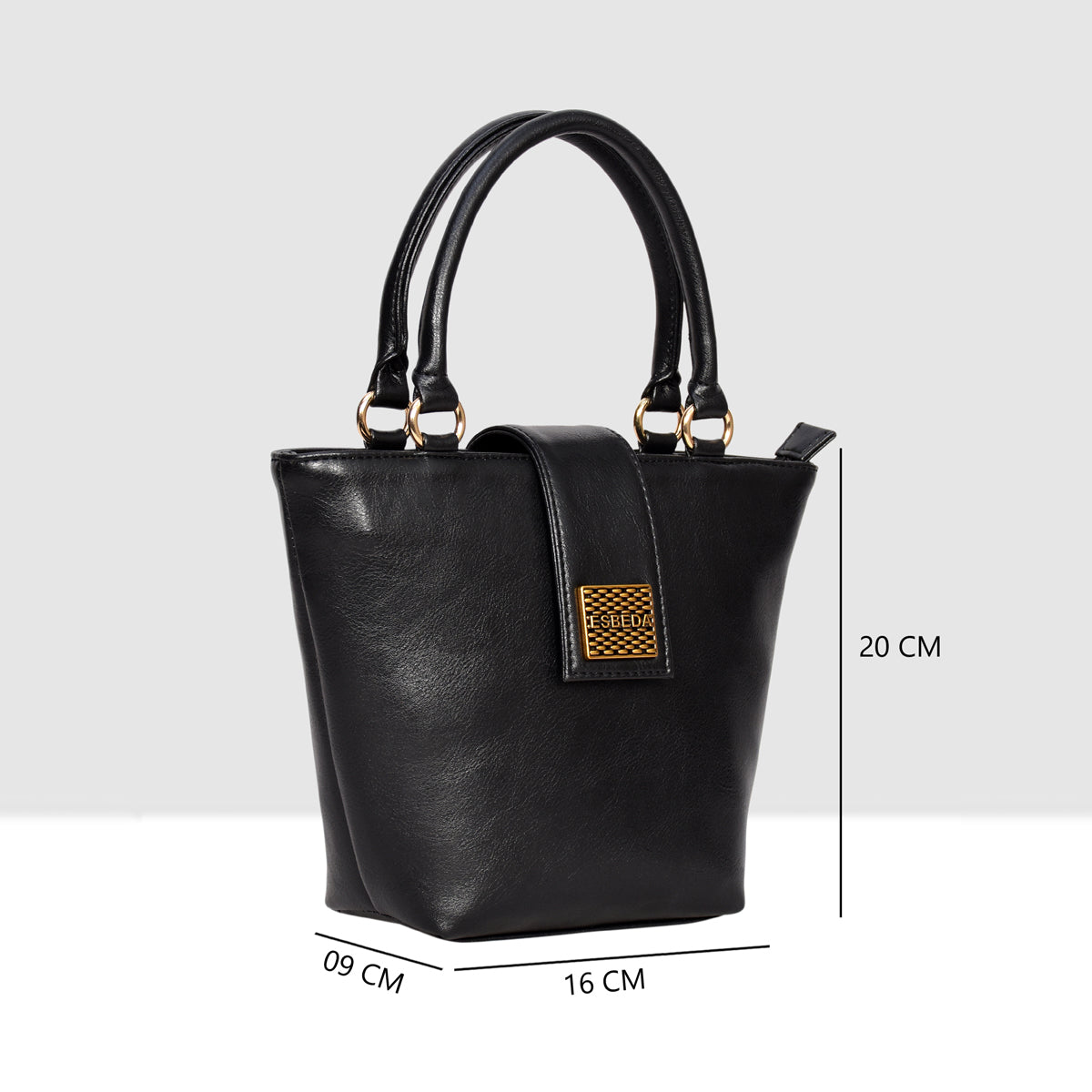 Structured Top Handle Handbag For Womens