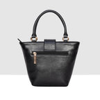 Structured Top Handle Handbag For Womens