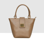 Structured Top Handle Handbag For Womens