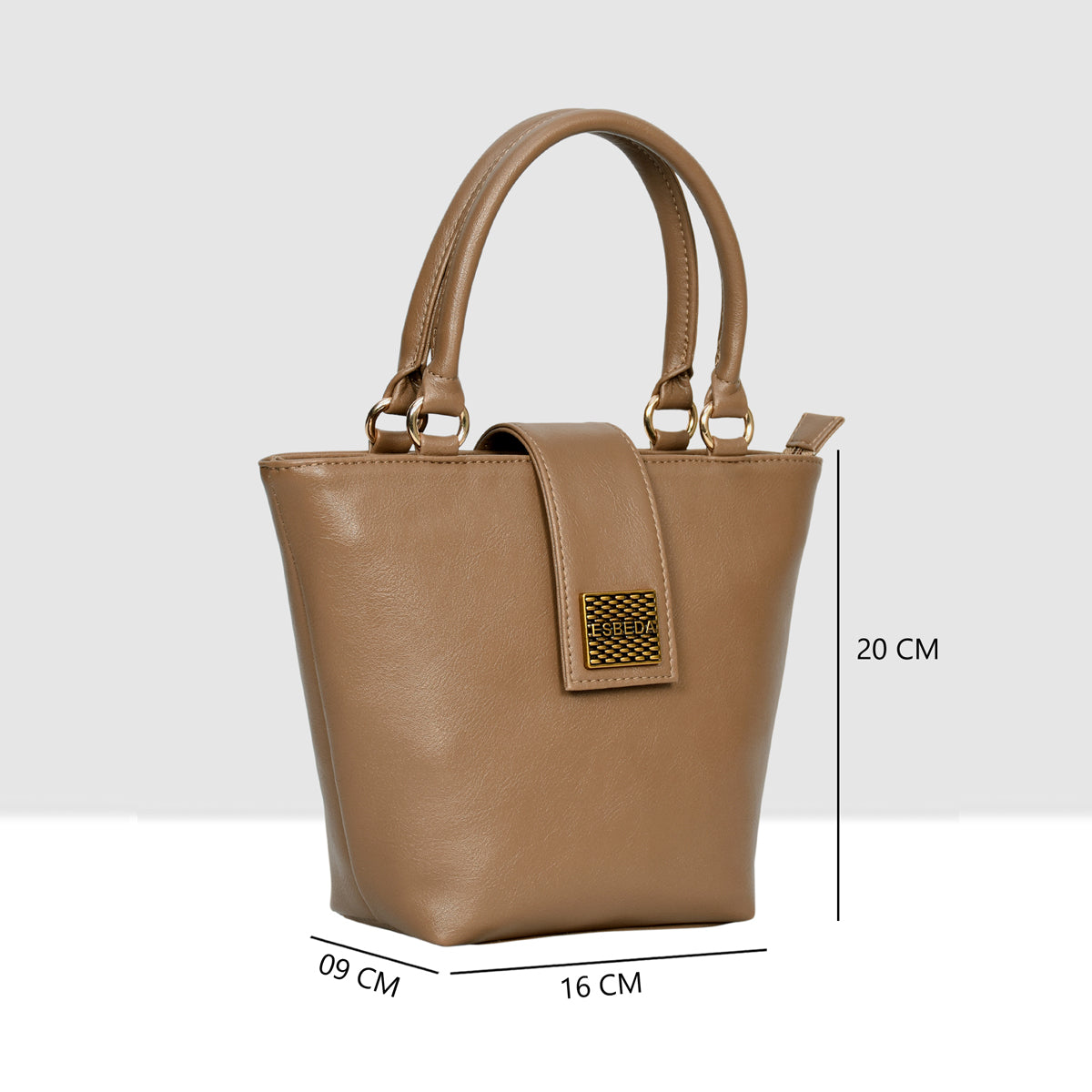 Structured Top Handle Handbag For Womens