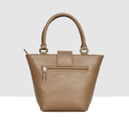 Structured Top Handle Handbag For Womens
