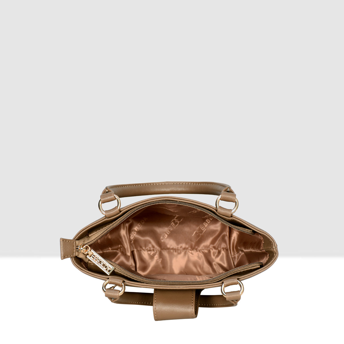 Structured Top Handle Handbag For Womens