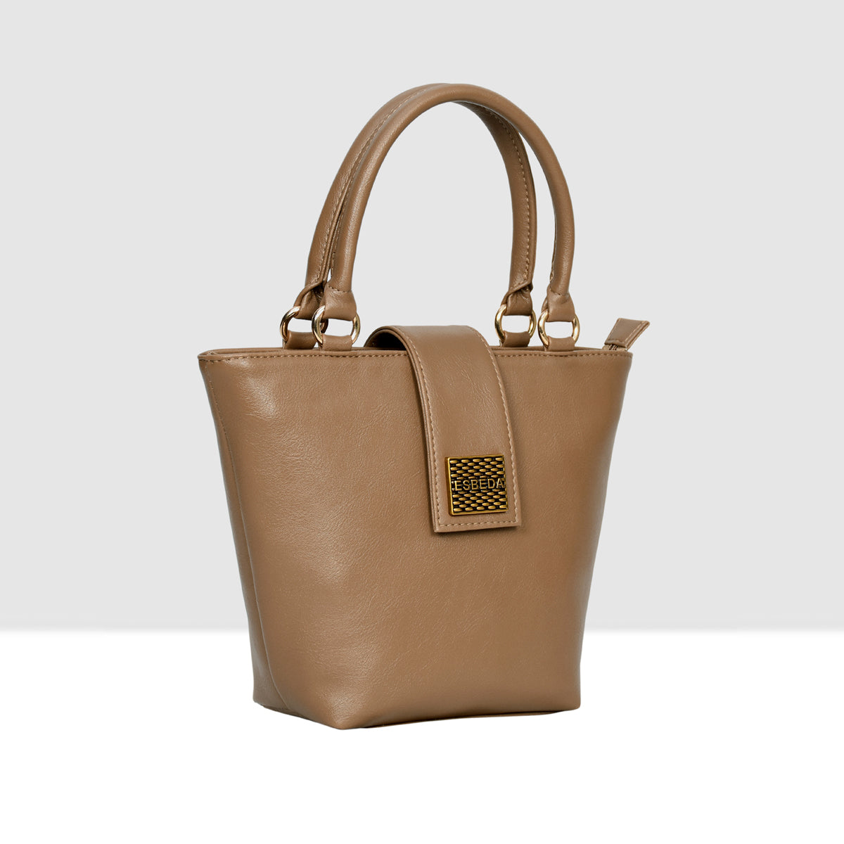 Structured Top Handle Handbag For Womens