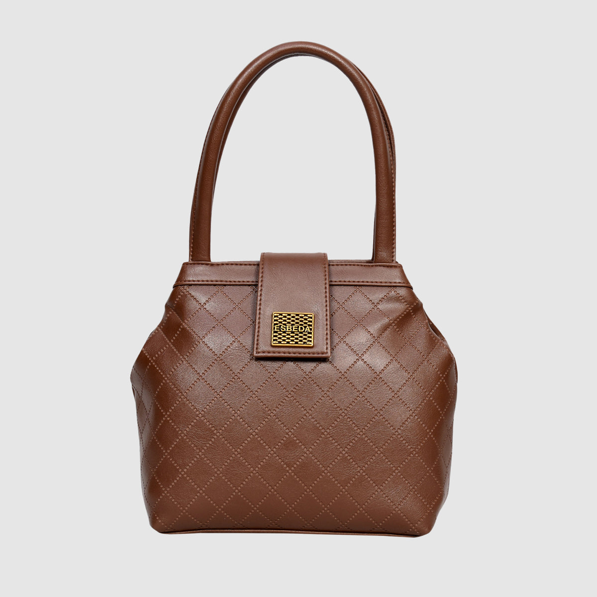 Quilted Texture Handbag For Womens