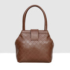 Quilted Texture Handbag For Womens