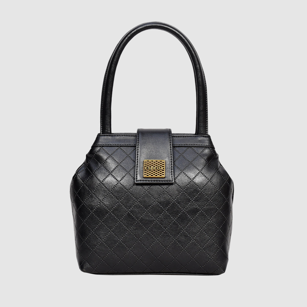Quilted Texture Handbag For Womens