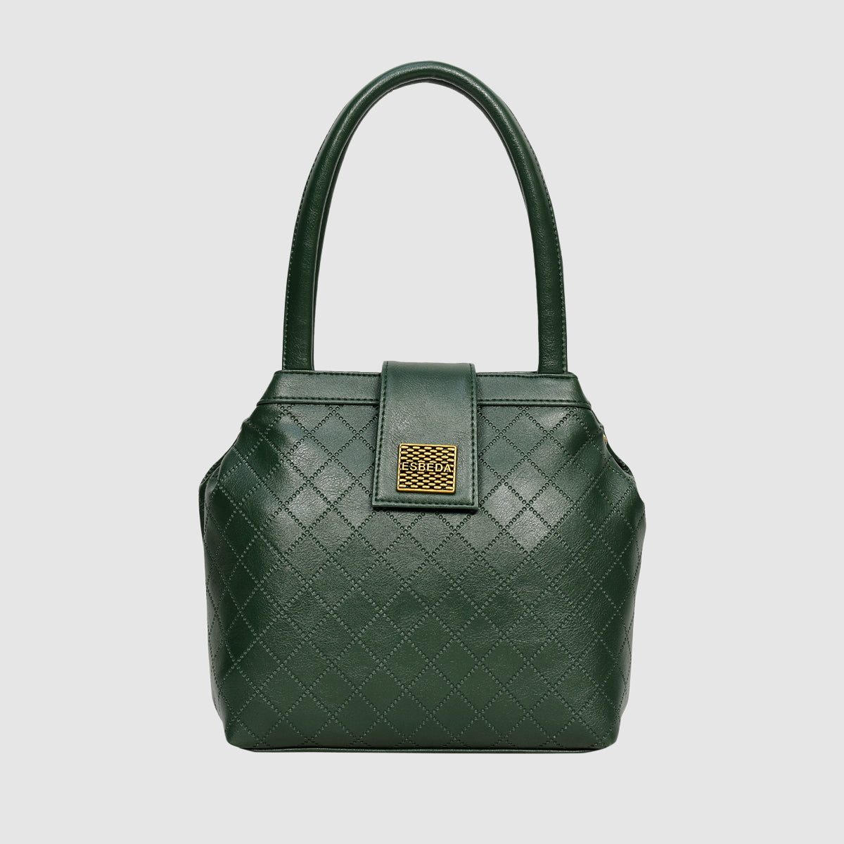 Quilted Texture Handbag For Womens