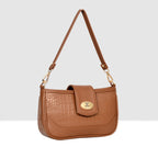 Croco Texture Crossbody Slingbag For Womens