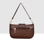 Croco Texture Crossbody Slingbag For Womens