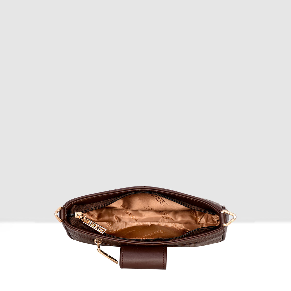Croco Texture Crossbody Slingbag For Womens