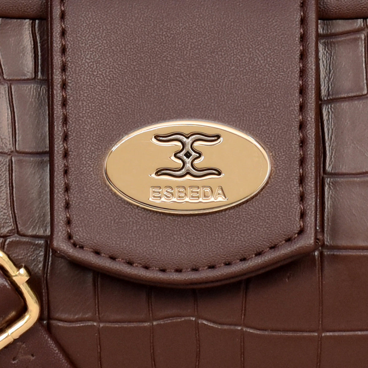 Croco Texture Crossbody Slingbag For Womens