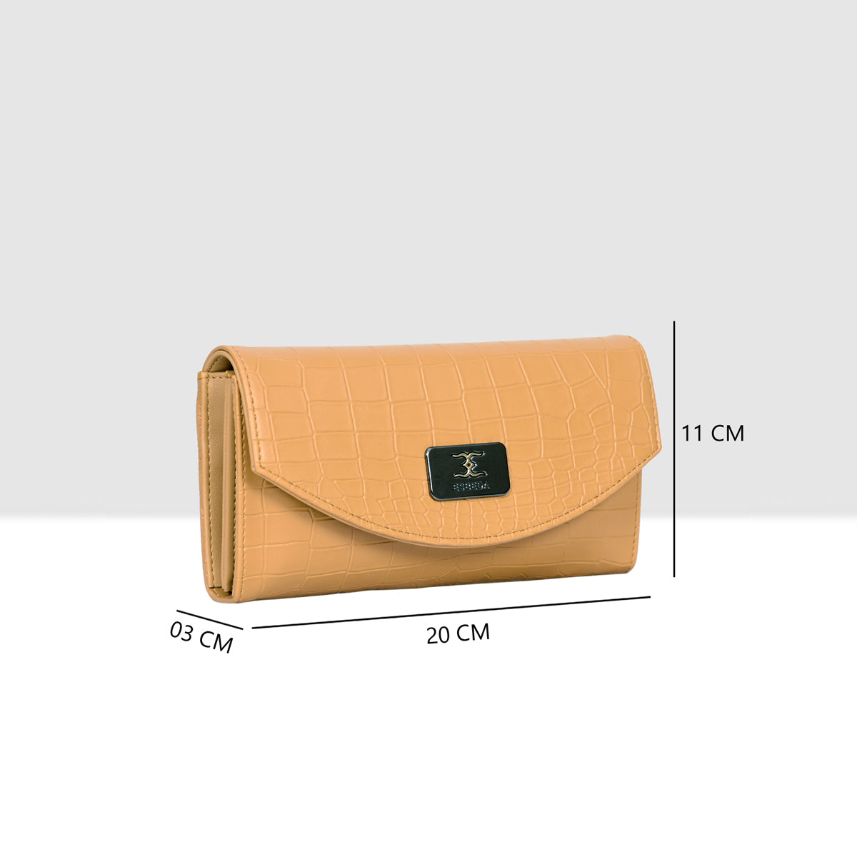 Croco Embossed Daily user Wallet For Womens