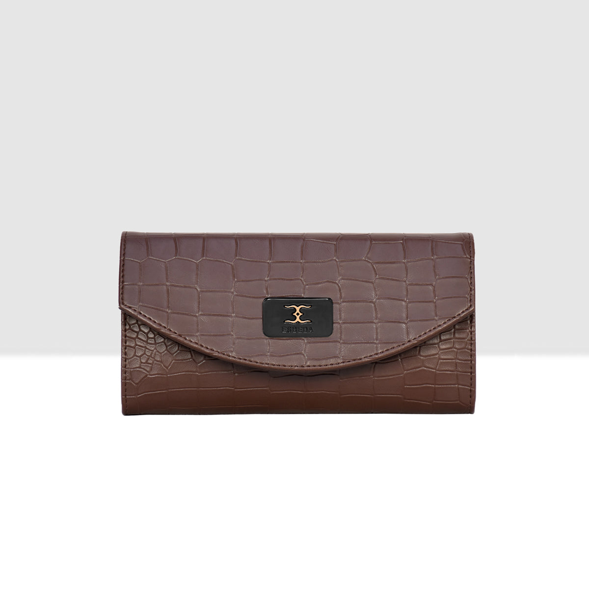 Croco Embossed Daily user Wallet For Womens