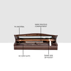 Croco Embossed Daily user Wallet For Womens