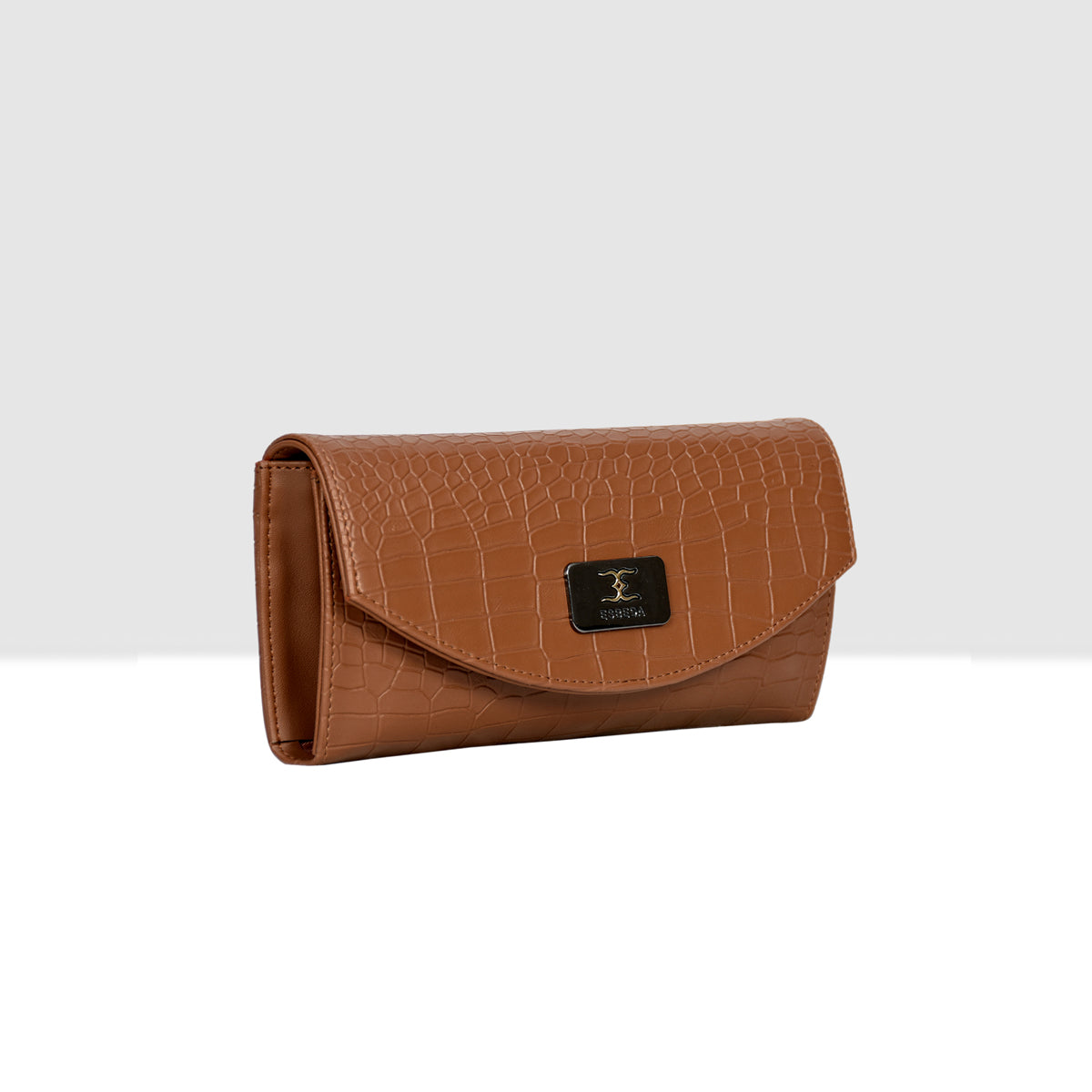 Croco Embossed Daily user Wallet For Womens