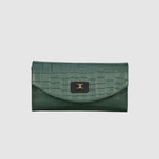 Croco Embossed Daily user Wallet For Womens
