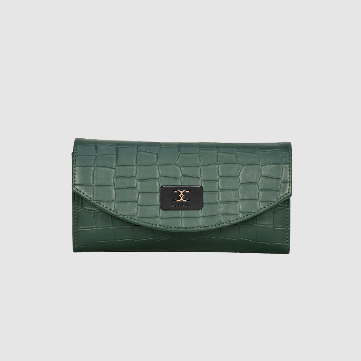 Croco Embossed Daily user Wallet For Womens