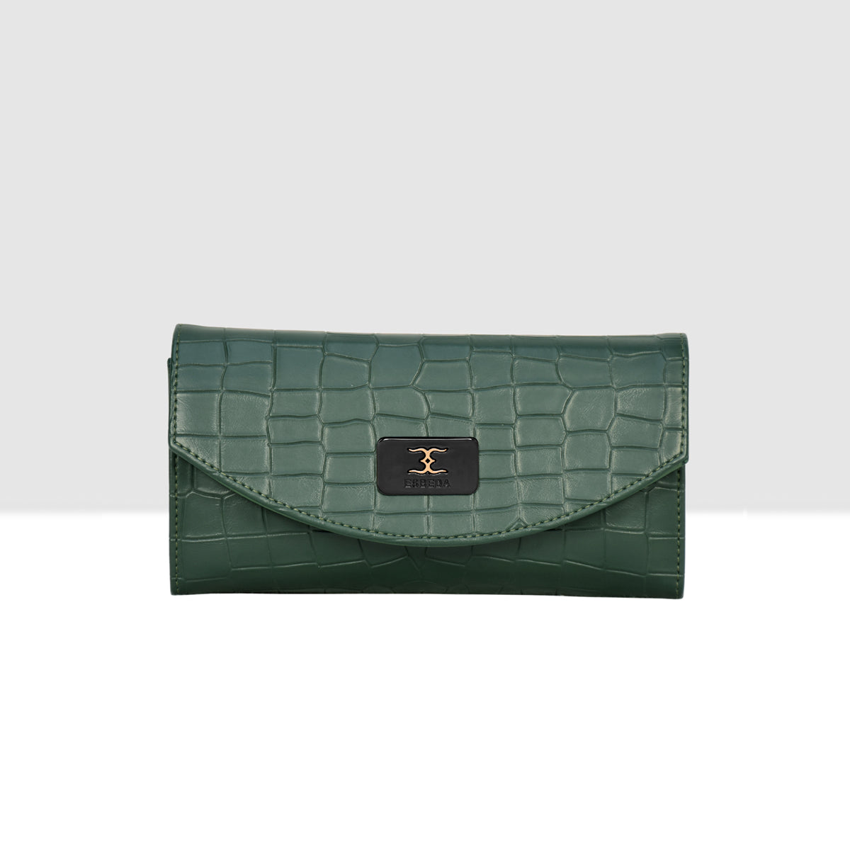 Croco Embossed Daily user Wallet For Womens