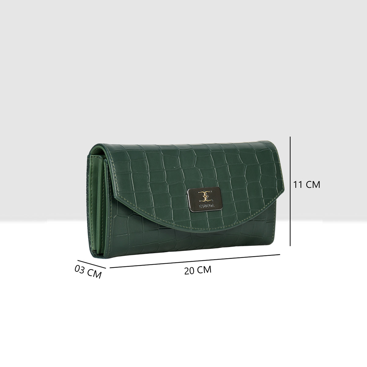 Croco Embossed Daily user Wallet For Womens