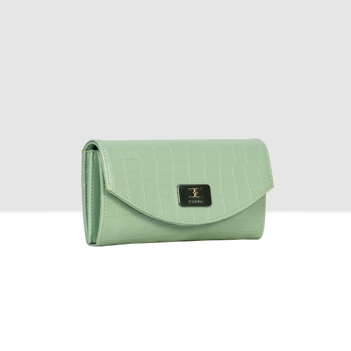 Croco Embossed Daily user Wallet For Womens