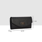 Croco Embossed Daily user Wallet For Womens