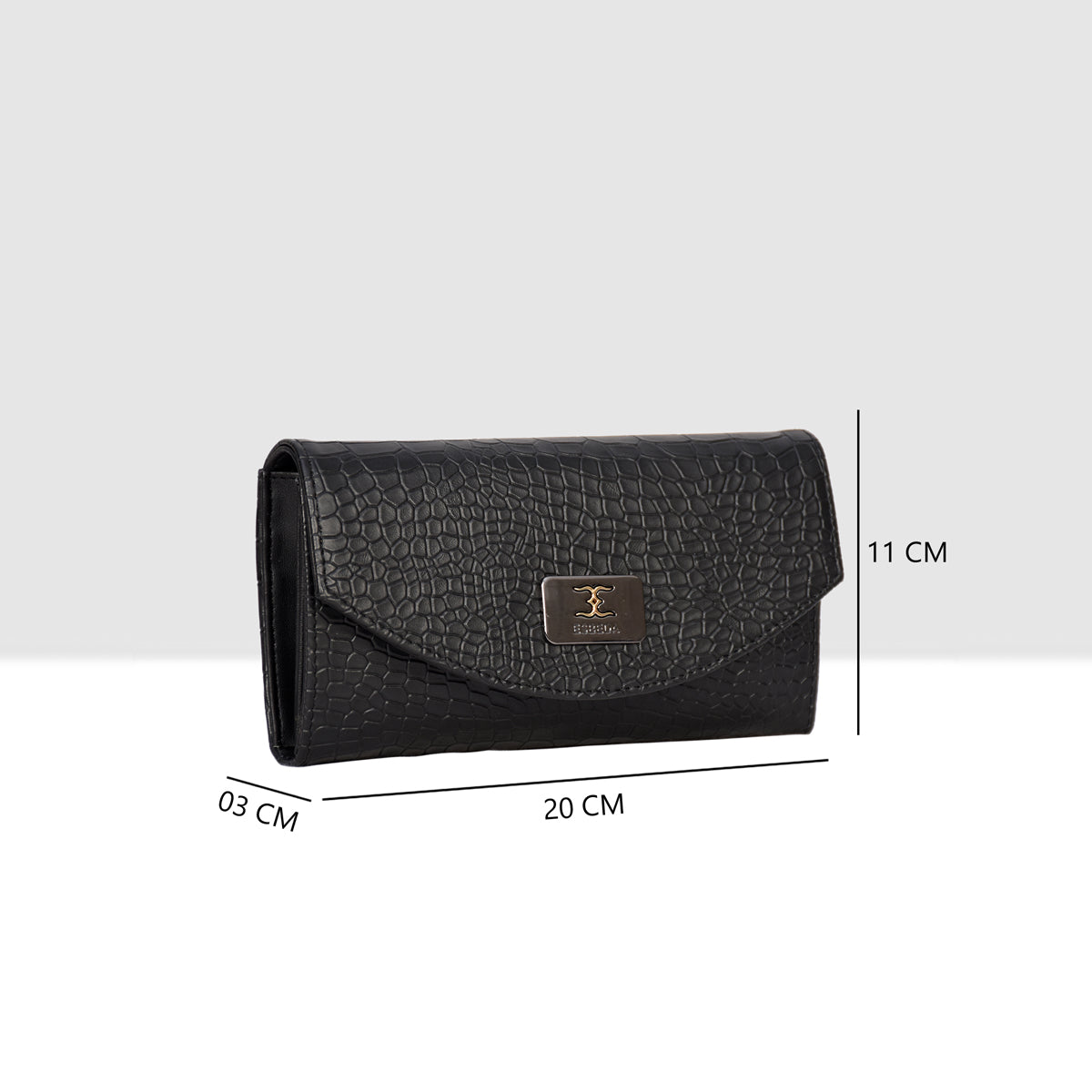 Croco Embossed Daily user Wallet For Womens