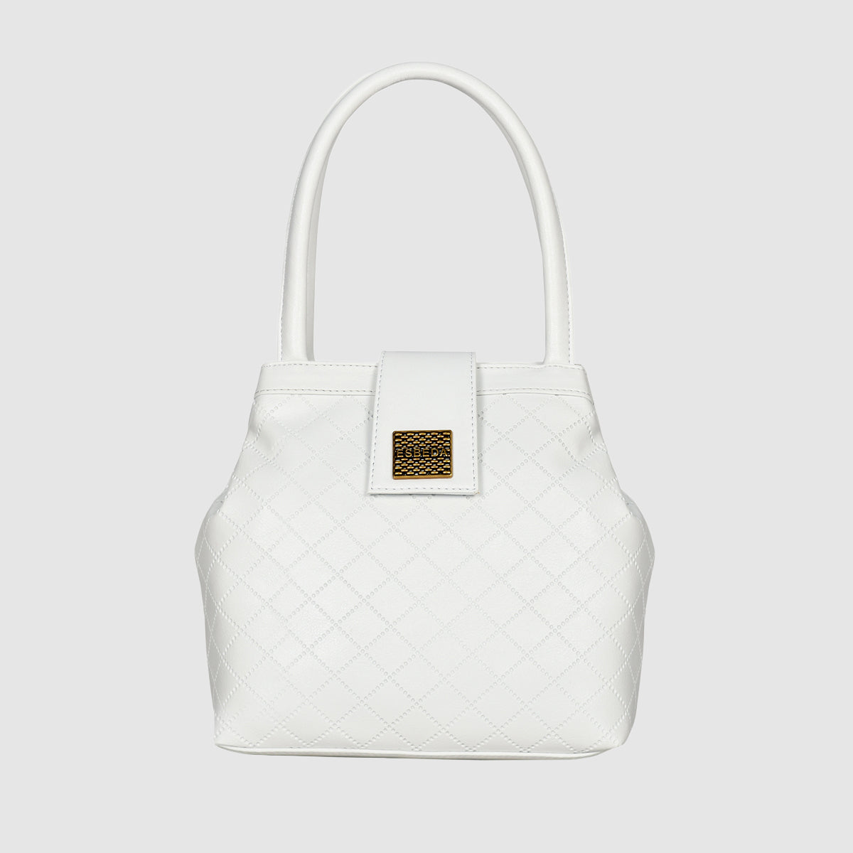 Quilted Texture Handbag For Womens Main image