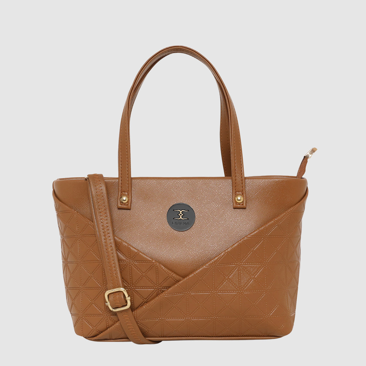 Solid Pattern Textured Small Handbag For Womens Main image