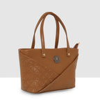 Solid Pattern Textured Small Handbag For Womens