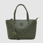 Solid Pattern Textured Small Handbag For Womens