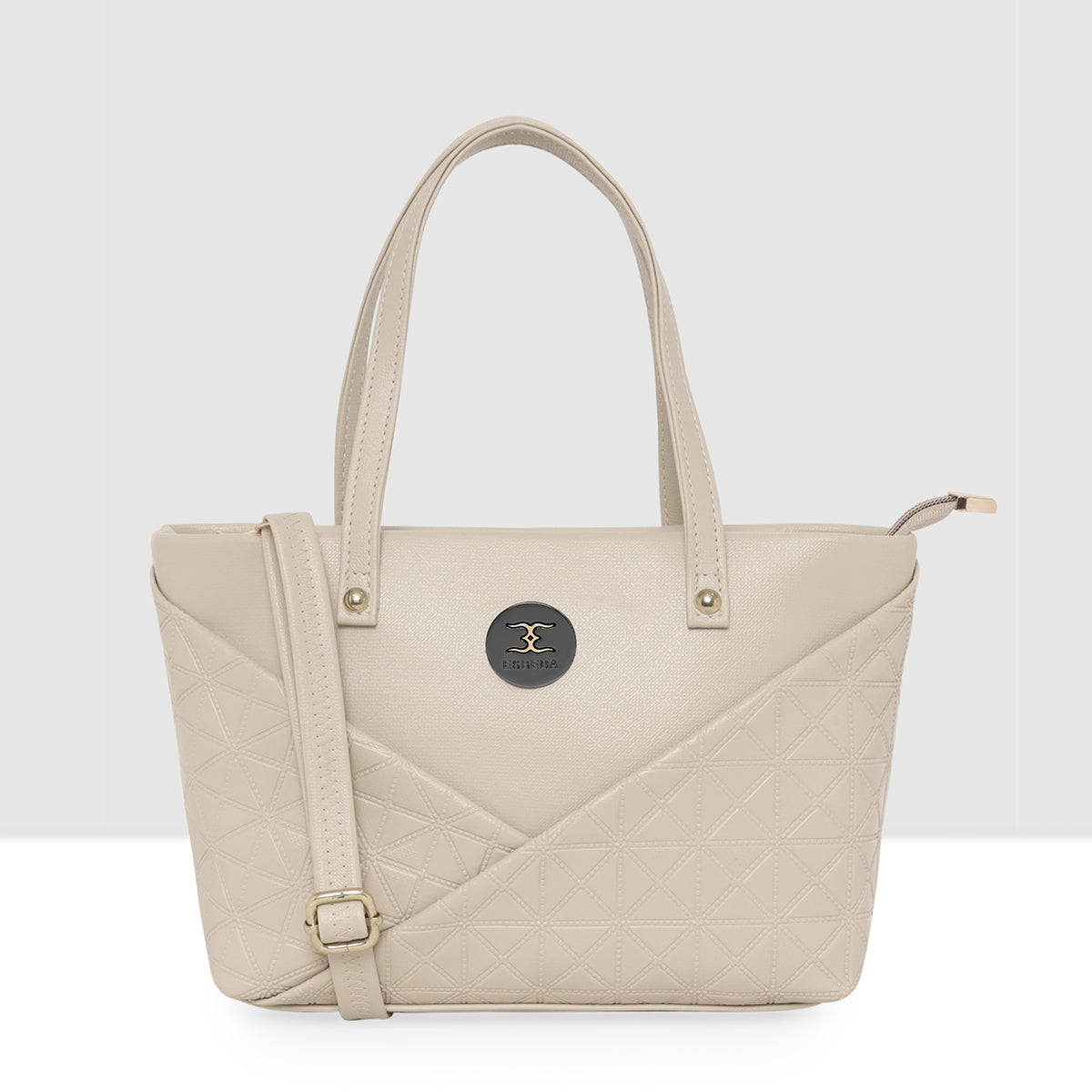 Solid Pattern Textured Small Handbag For Womens