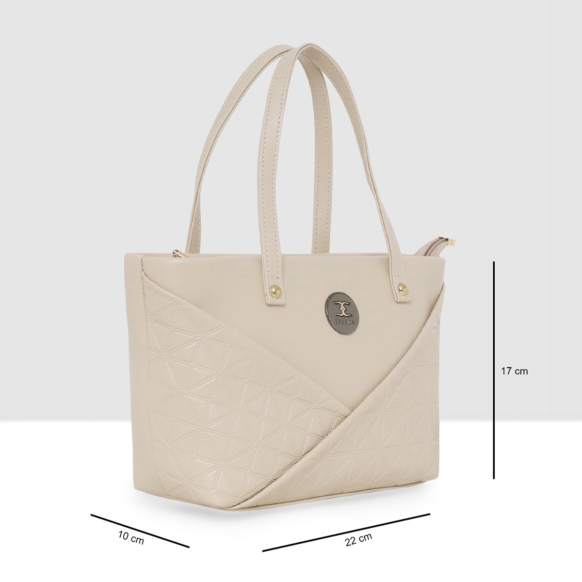 Solid Pattern Textured Small Handbag For Womens