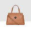 Solid Pattern Structured Small Handbag For Womens