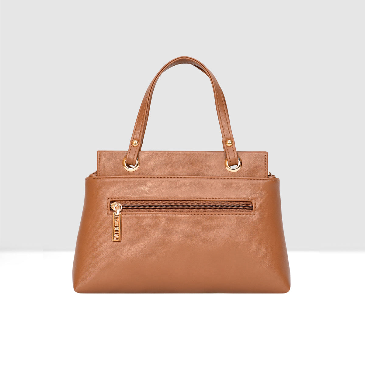 Solid Pattern Structured Small Handbag For Womens