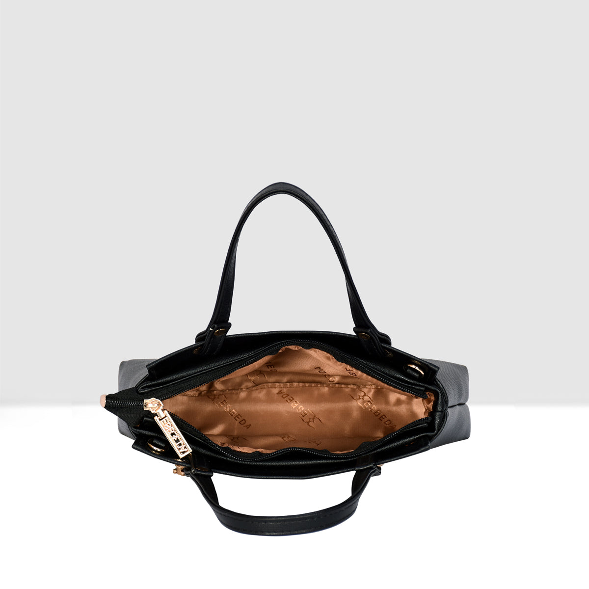 Solid Pattern Structured Small Handbag For Womens