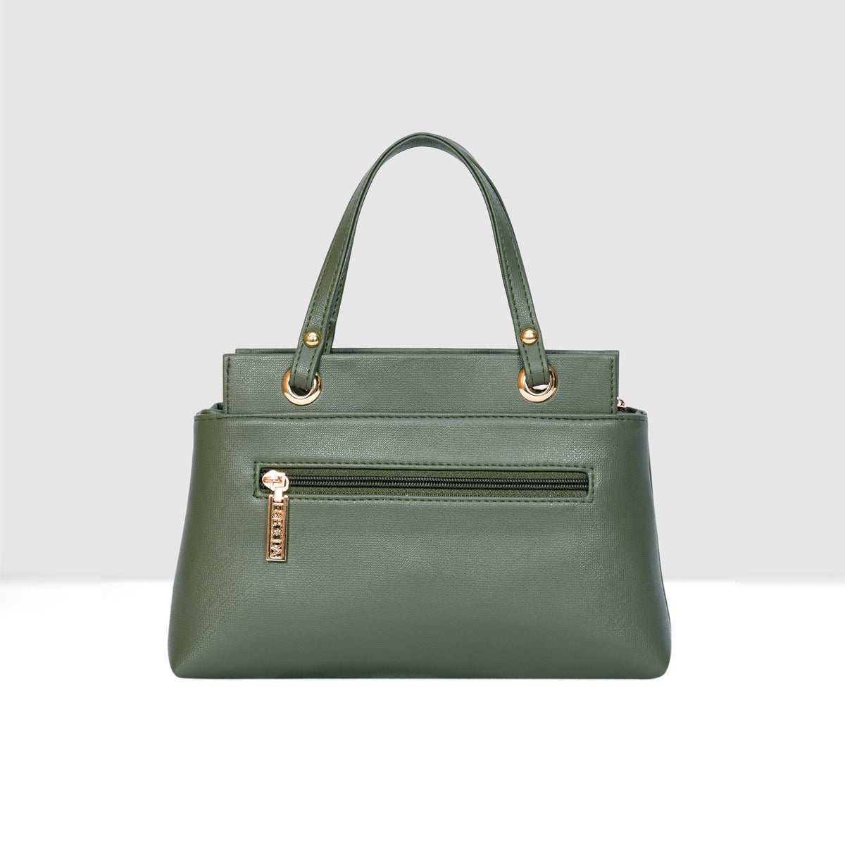 Solid Pattern Structured Small Handbag For Womens