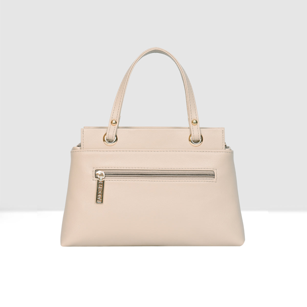 Solid Pattern Structured Small Handbag For Womens