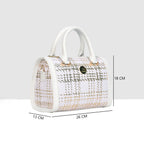 Glitter Shine Textured Handbag For Womens