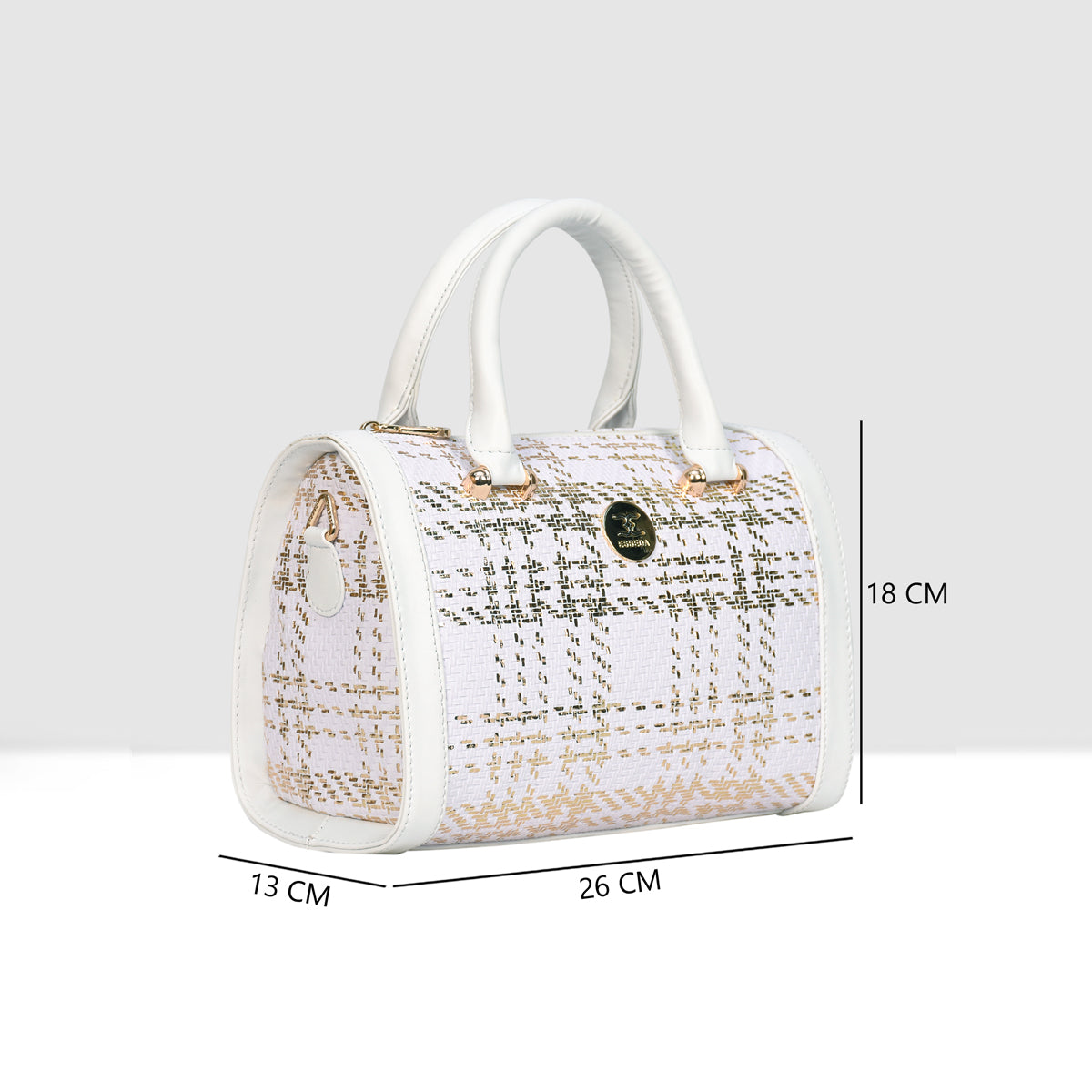 Glitter Shine Textured Handbag For Womens