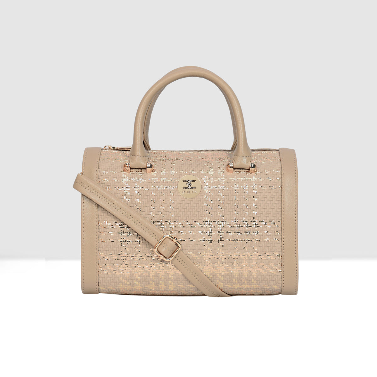 Glitter Shine Textured Handbag For Womens