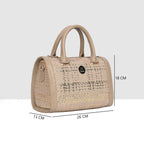 Glitter Shine Textured Handbag For Womens