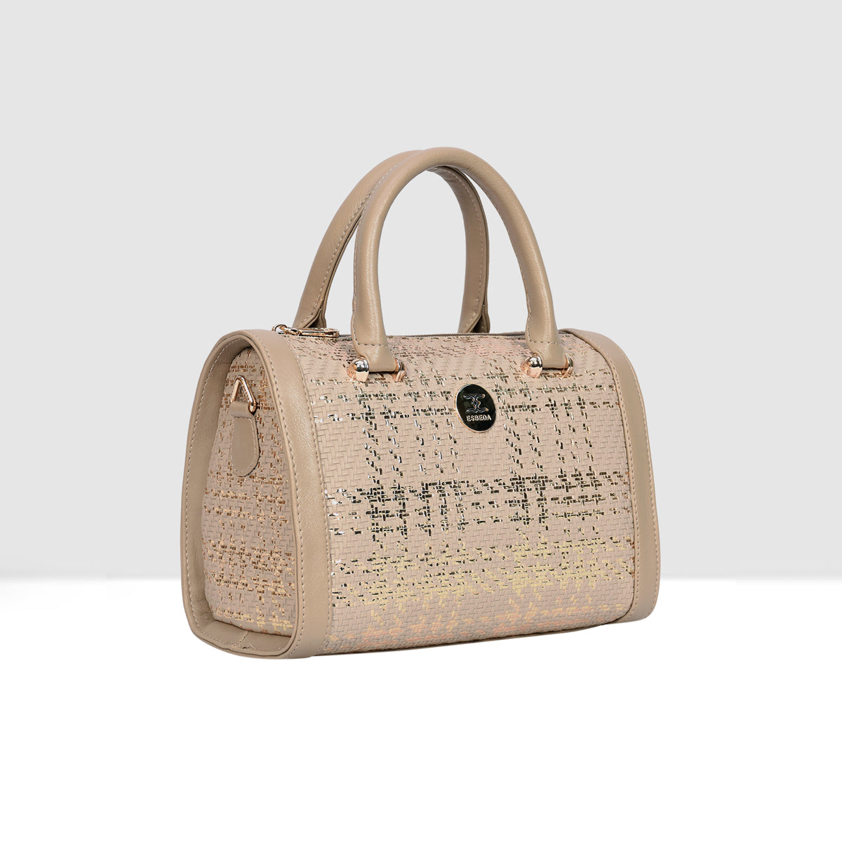 Glitter Shine Textured Handbag For Womens